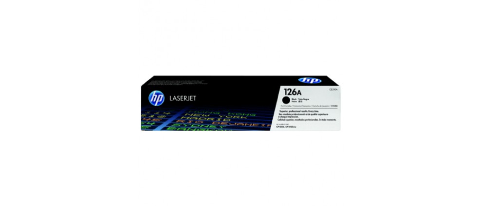 HP 126A Black Original LaserJet Toner Cartridge (CE310A) (1.2K)